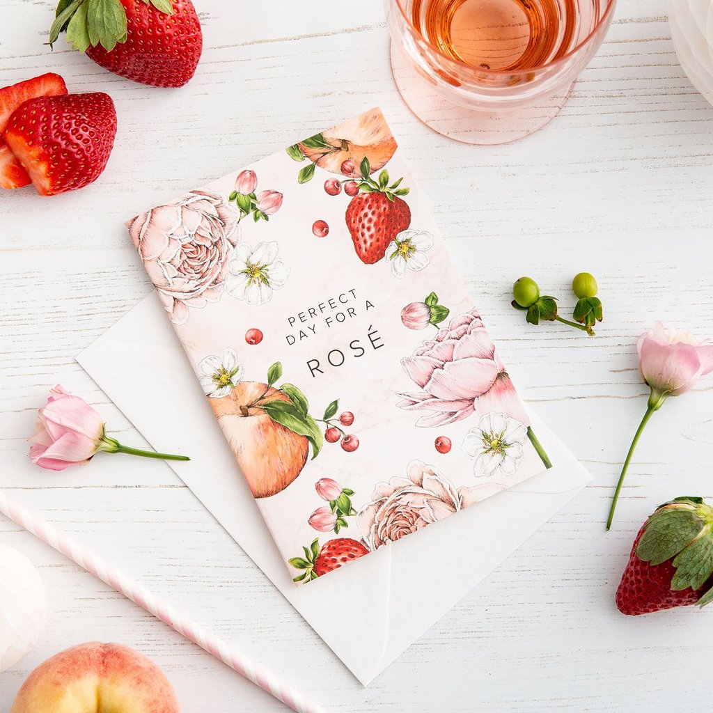 Botanical Party, Rose Themed Card