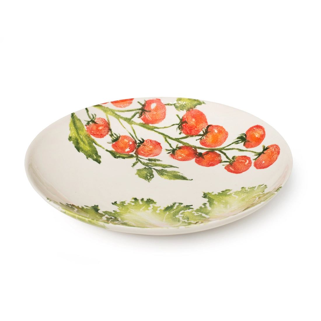 Large Serving Dish, Vine Tomatoes and Lettuce