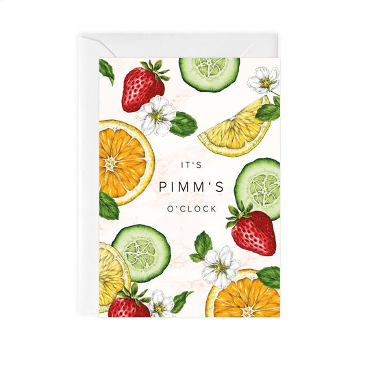 Botanical Party, Pimms Themed Card